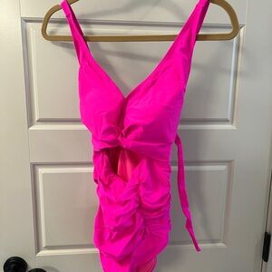 Pink One Piece Swimsuit